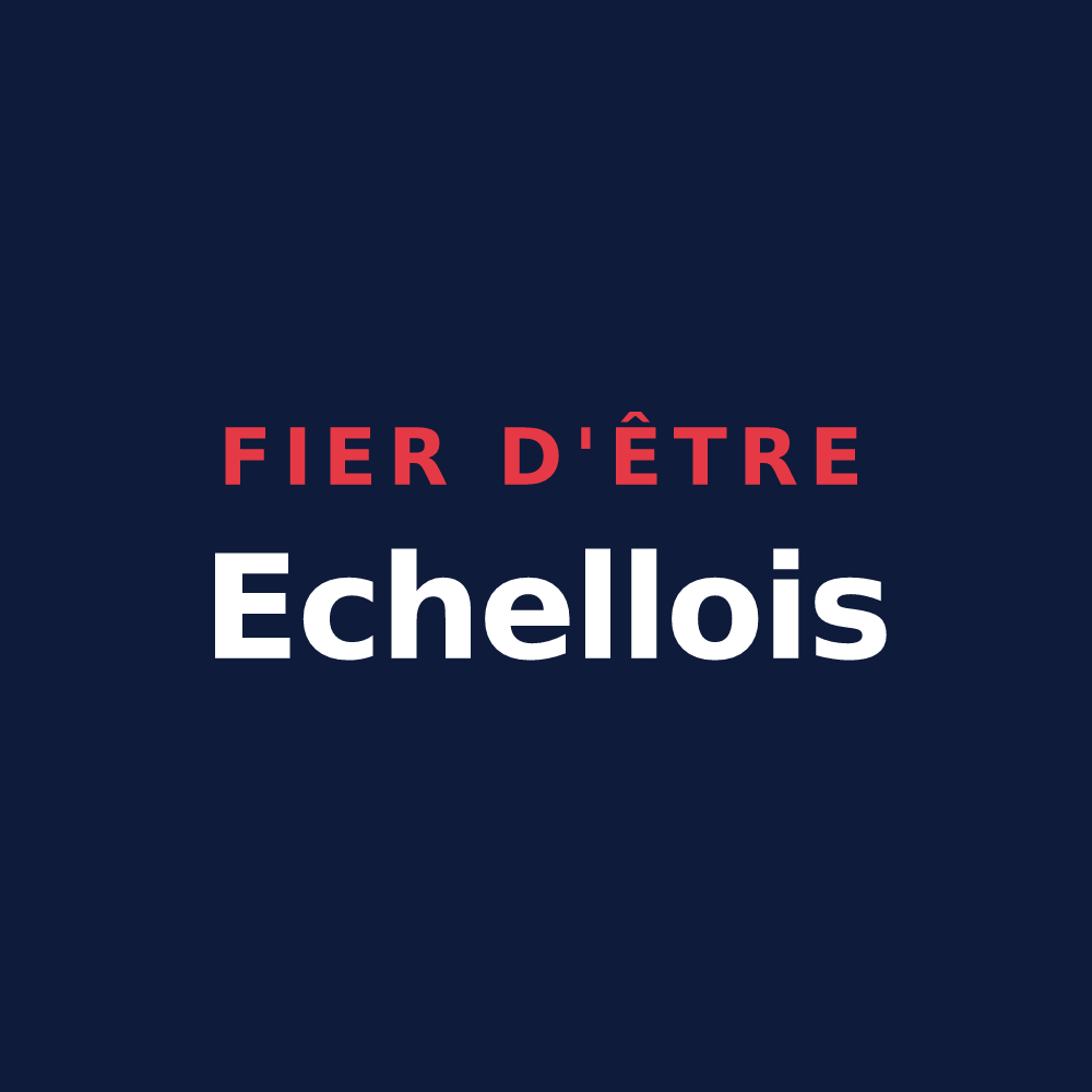 T-shirt « Fier d'être Echellois » — design pour Les Échelles