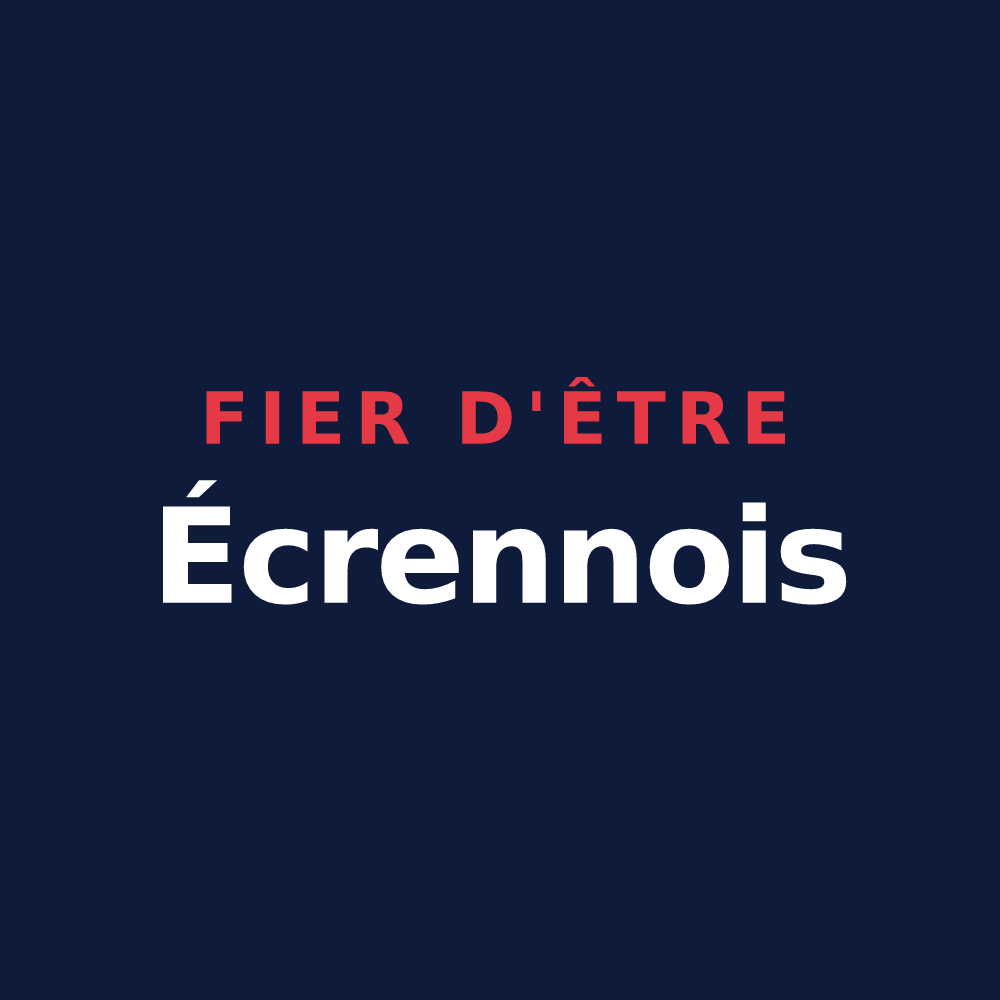 T-shirt « Fier d'être Écrennois » — design pour Les Écrennes