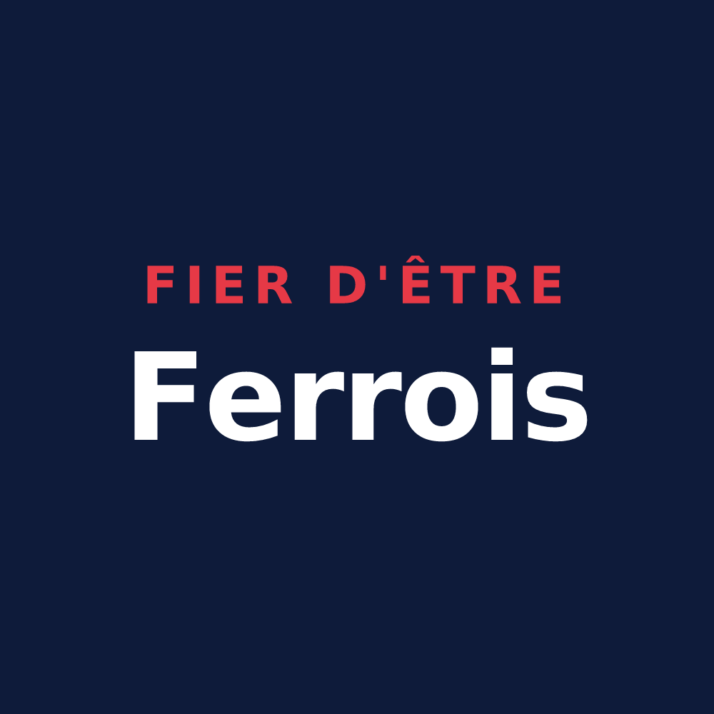 T-shirt « Fier d'être Ferrois » — design pour Les Ferres