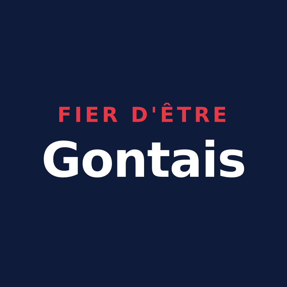 T-shirt « Fier d'être Gontais » — design pour Les Gonds