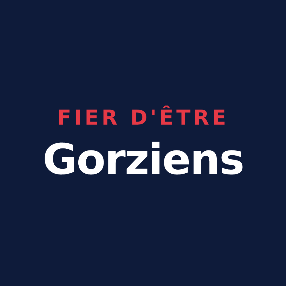 T-shirt « Fier d'être Gorziens » — design pour Les Gours