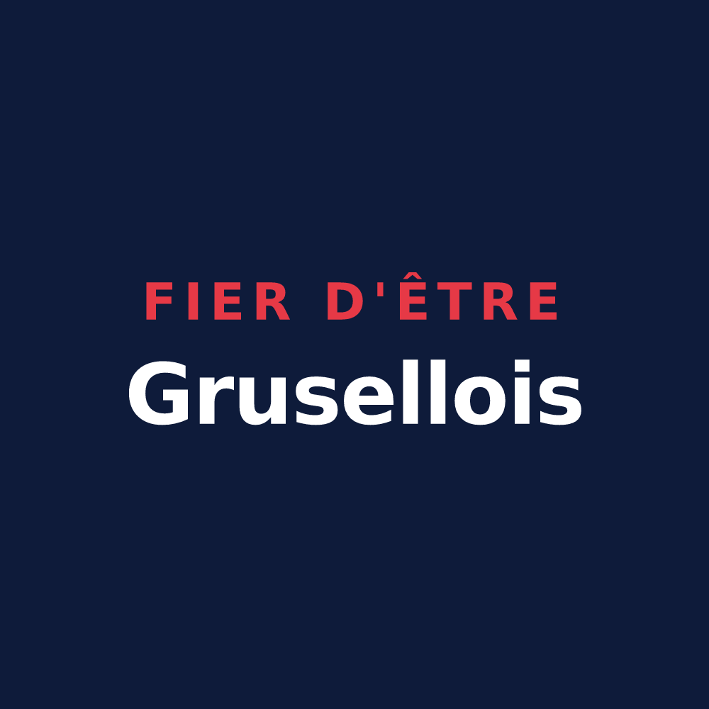 T-shirt « Fier d'être Grusellois » — design pour Les Groseillers