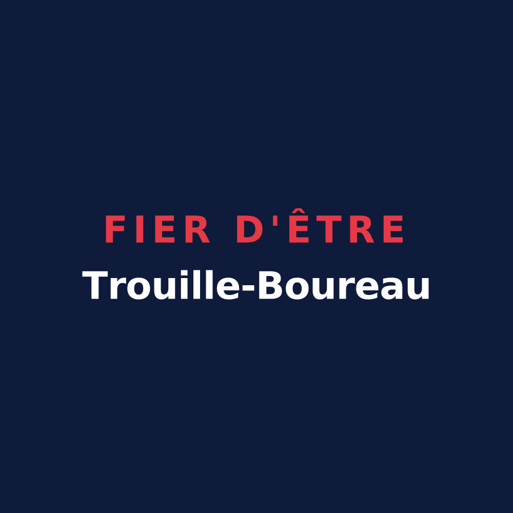T-shirt « Fier d'être Trouille-Boureau » — design pour Les Hôpitaux-Vieux