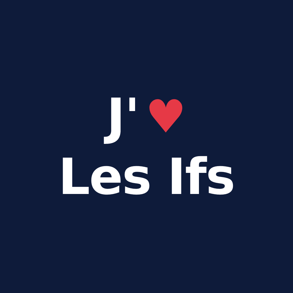 T-shirt personnalisé Les Ifs — design J'aime Les Ifs