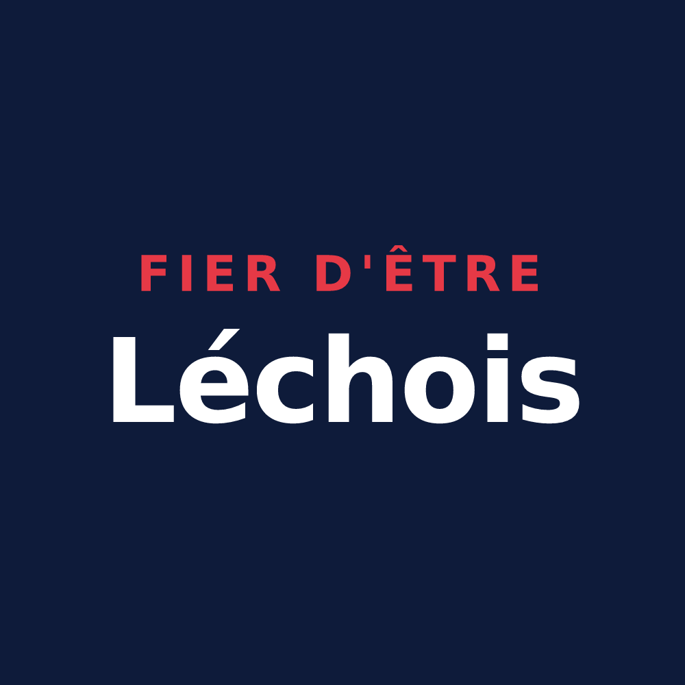 T-shirt « Fier d'être Léchois » — design pour Les Lèches