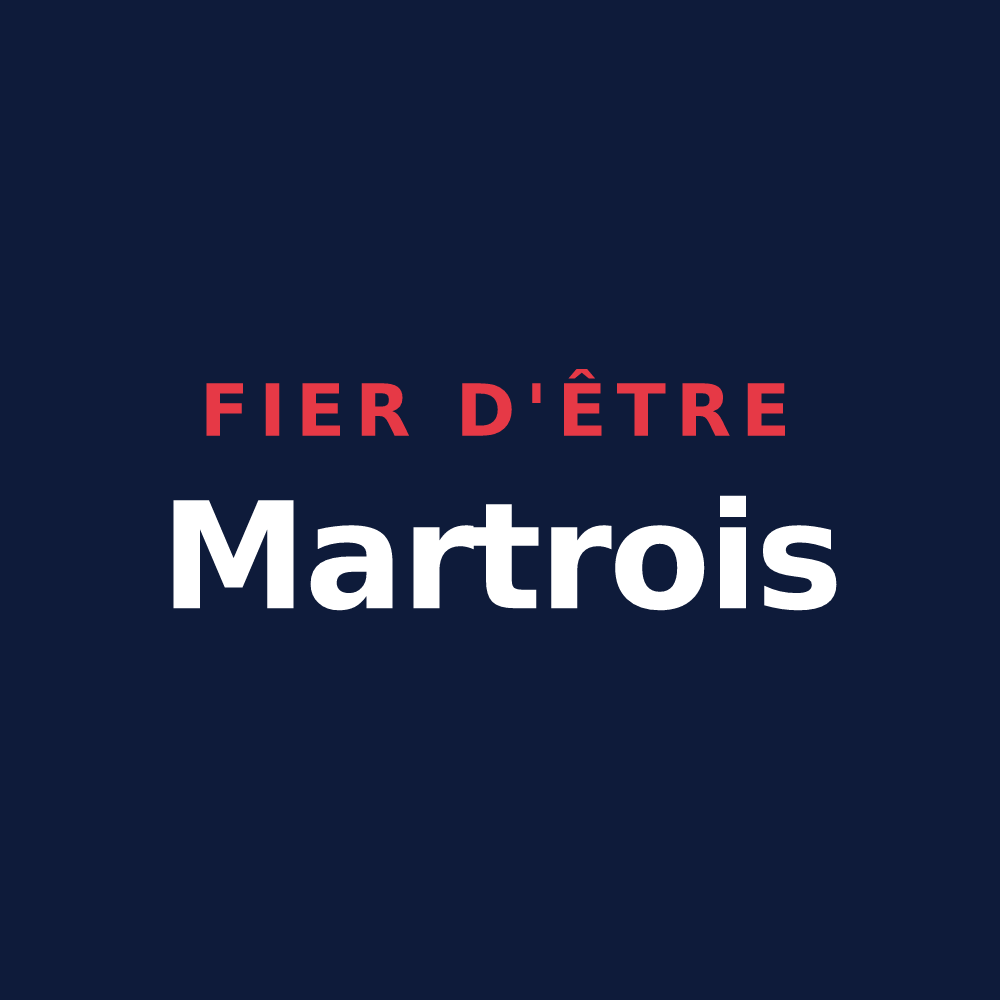 T-shirt « Fier d'être Martrois » — design pour Les Martres-de-Veyre