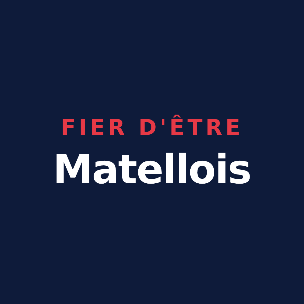 T-shirt « Fier d'être Matellois » — design pour Les Matelles