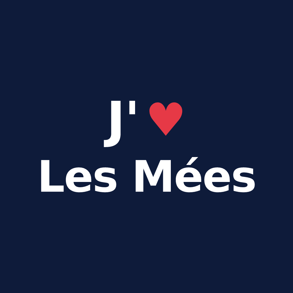 T-shirt personnalisé Les Mées — design J'aime Les Mées