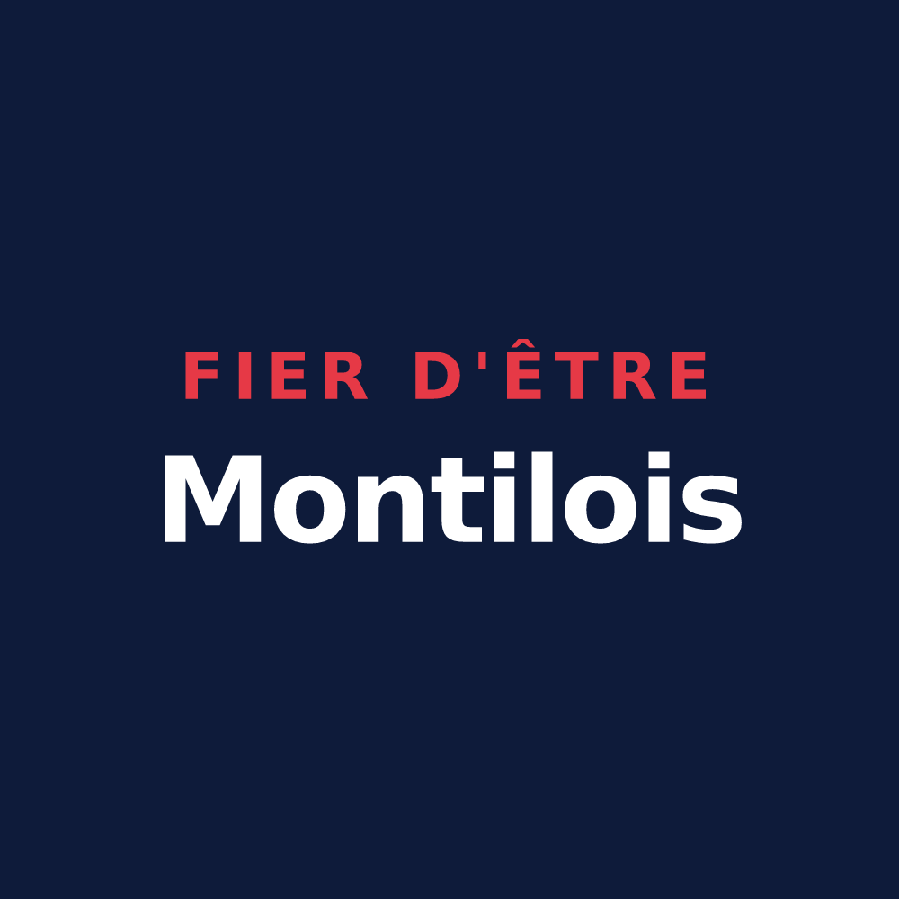 T-shirt « Fier d'être Montilois » — design pour Les Montils