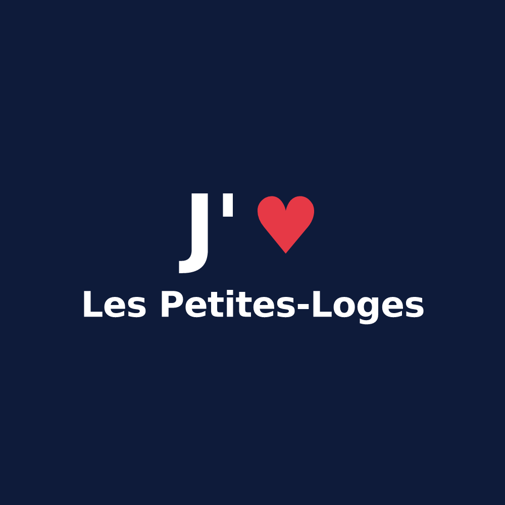 T-shirt personnalisé Les Petites-Loges — design J'aime Les Petites-Loges