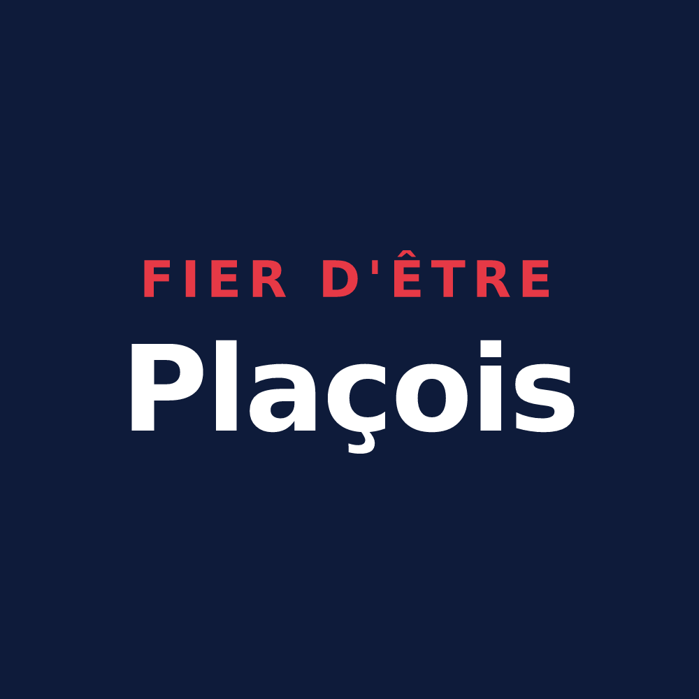 T-shirt « Fier d'être Plaçois » — design pour Les Places
