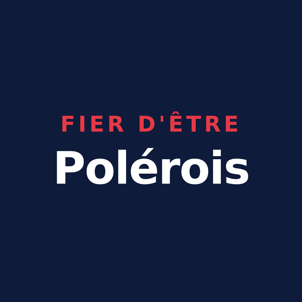 T-shirt « Fier d'être Polérois » — design pour Les Poulières
