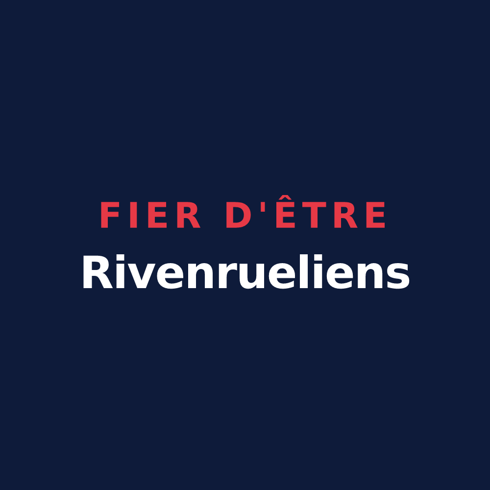 T-shirt « Fier d'être Rivenrueliens » — design pour Les Rivières-Henruel