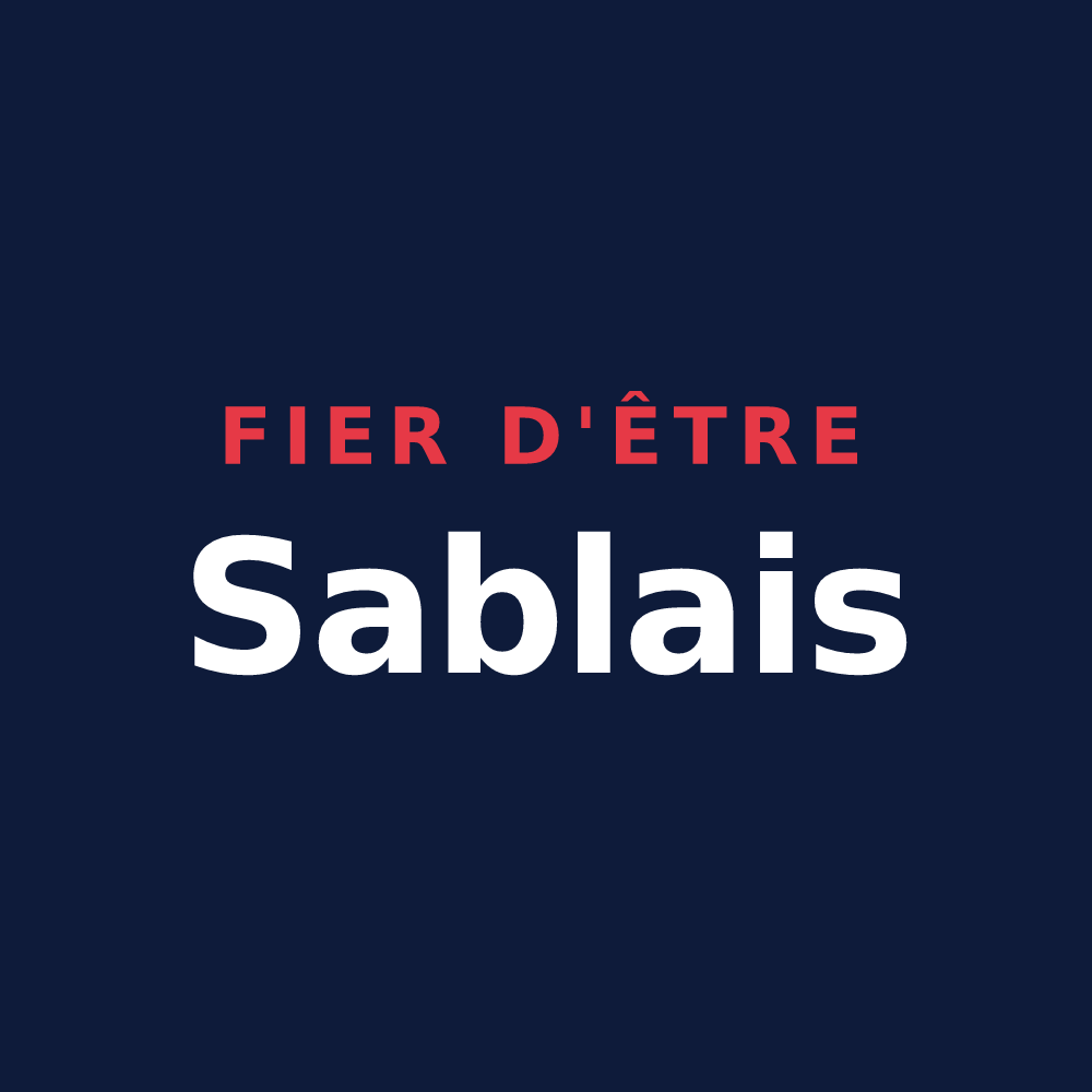 T-shirt « Fier d'être Sablais » — design pour Les Sables-d'Olonne
