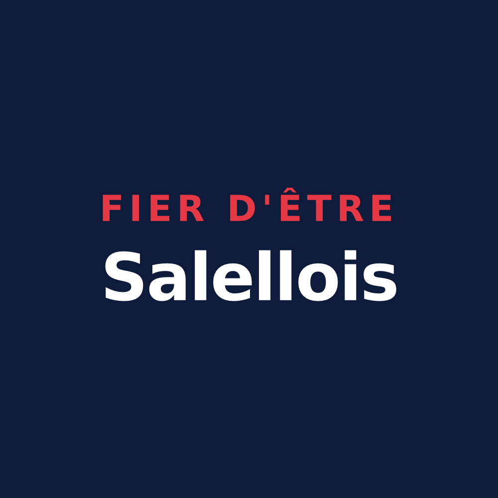 T-shirt « Fier d'être Salellois » — design pour Les Salelles