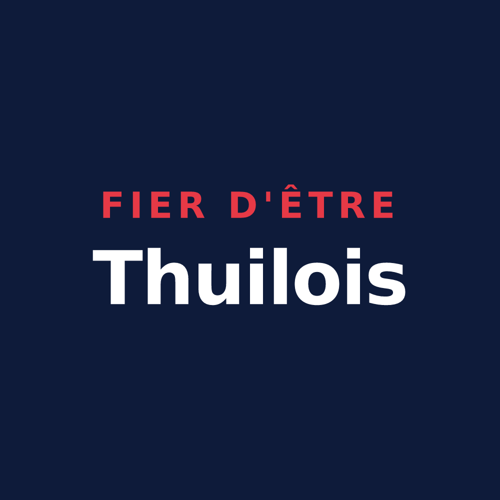 T-shirt « Fier d'être Thuilois » — design pour Les Thuiles
