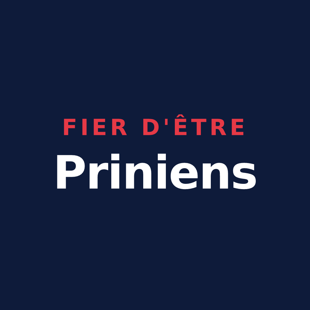 T-shirt « Fier d'être Priniens » — design pour Les Touches-de-Périgny