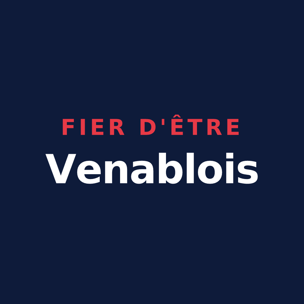 T-shirt « Fier d'être Venablois » — design pour Les Trois Lacs