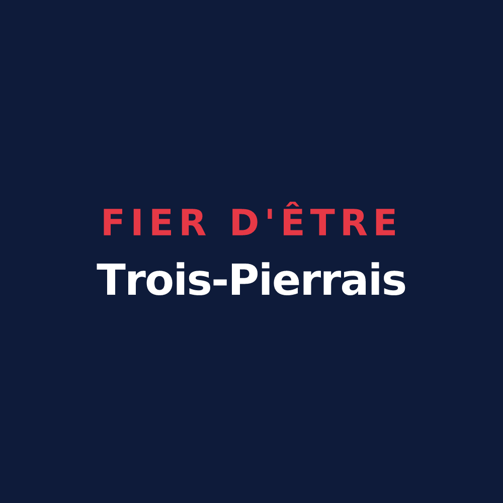 T-shirt « Fier d'être Trois-Pierrais » — design pour Les Trois-Pierres