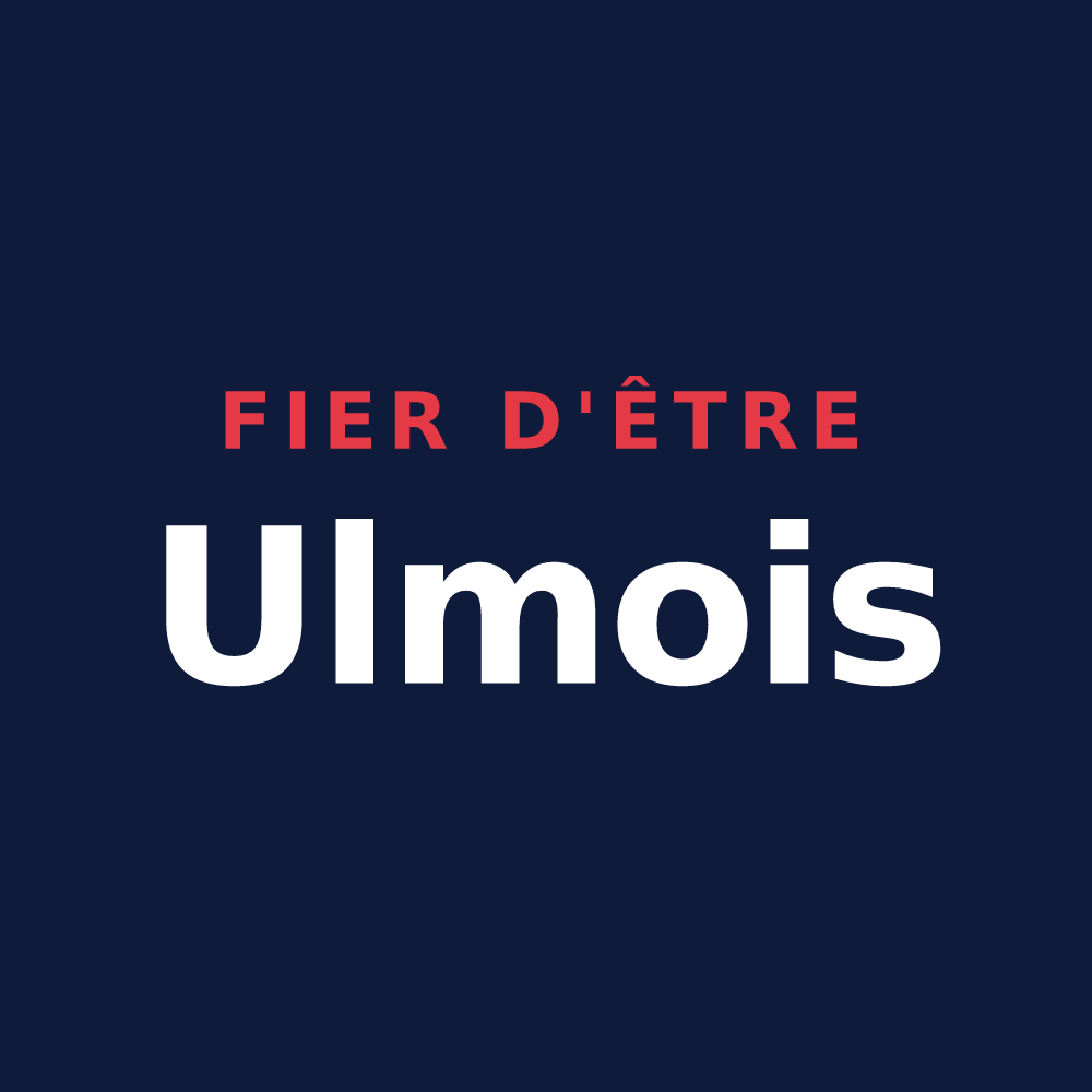 T-shirt « Fier d'être Ulmois » — design pour Les Ulmes