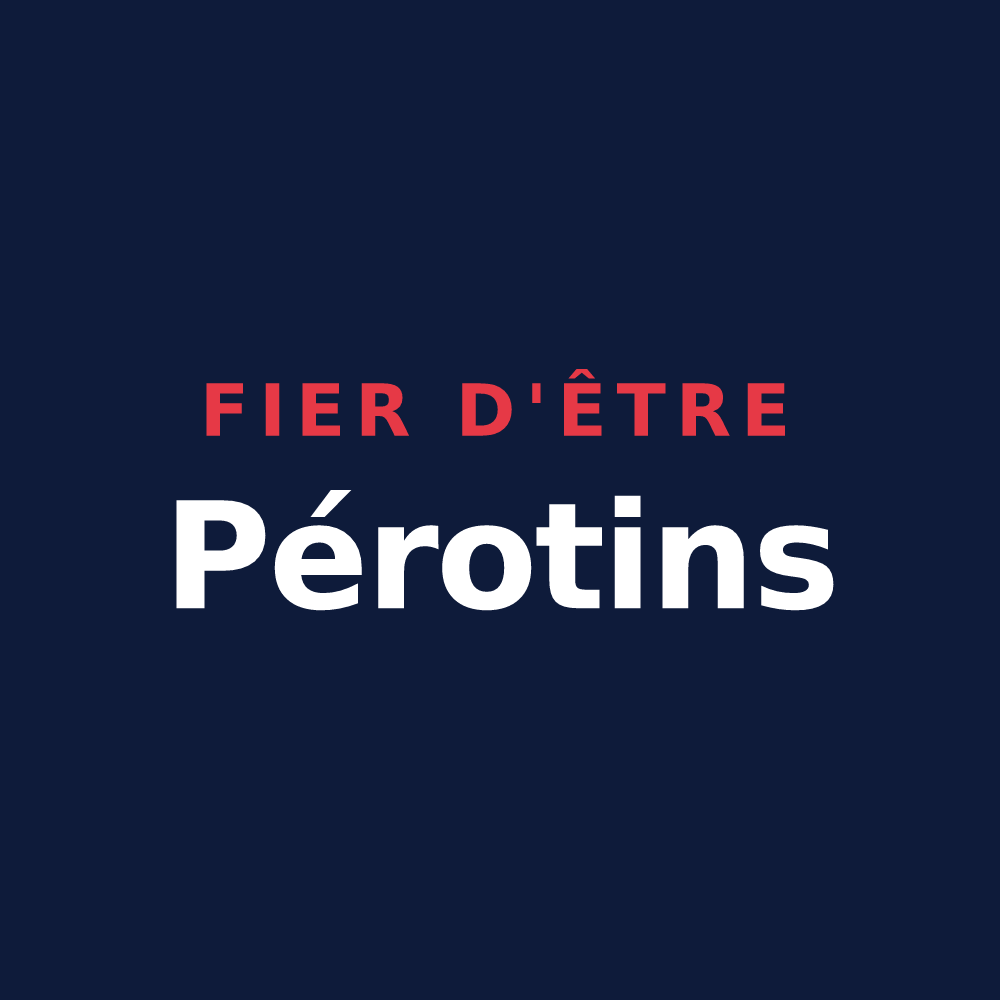 T-shirt « Fier d'être Pérotins » — design pour Les Velluire-sur-Vendée