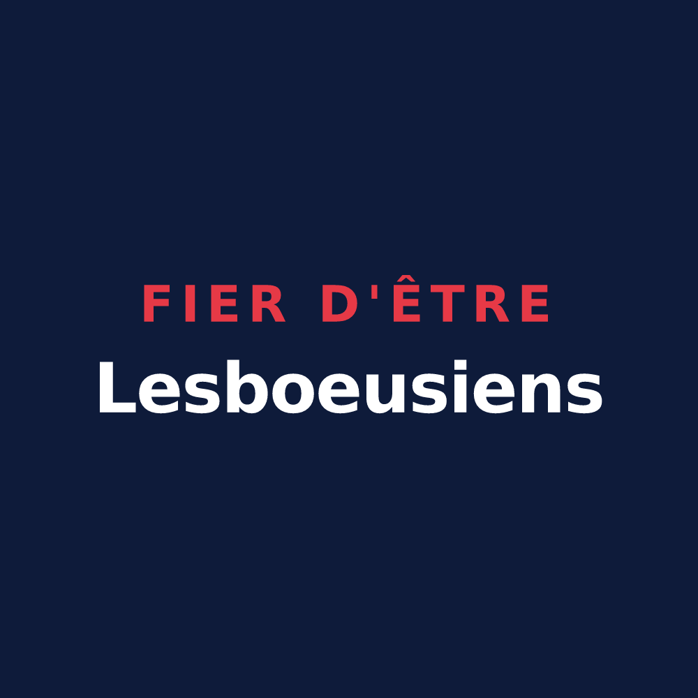 T-shirt « Fier d'être Lesboeusiens » — design pour Lesbœufs