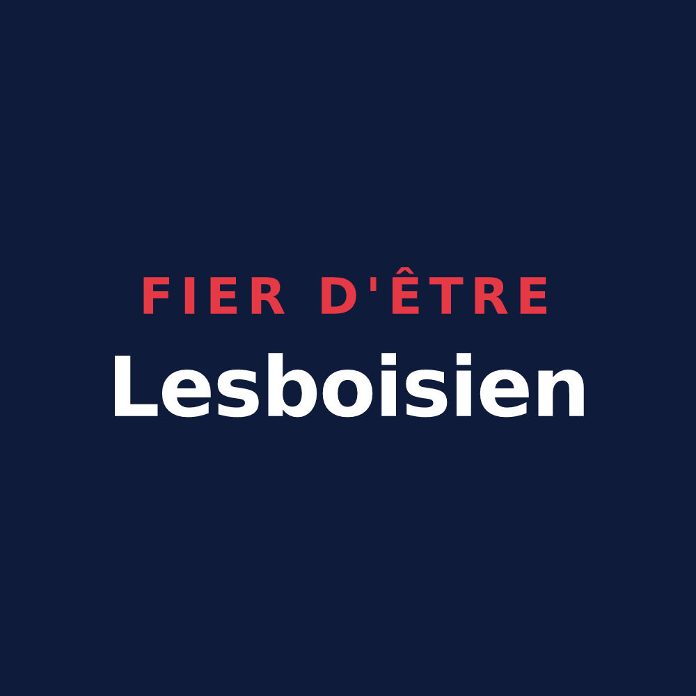 T-shirt « Fier d'être Lesboisien » — design pour Lesbois