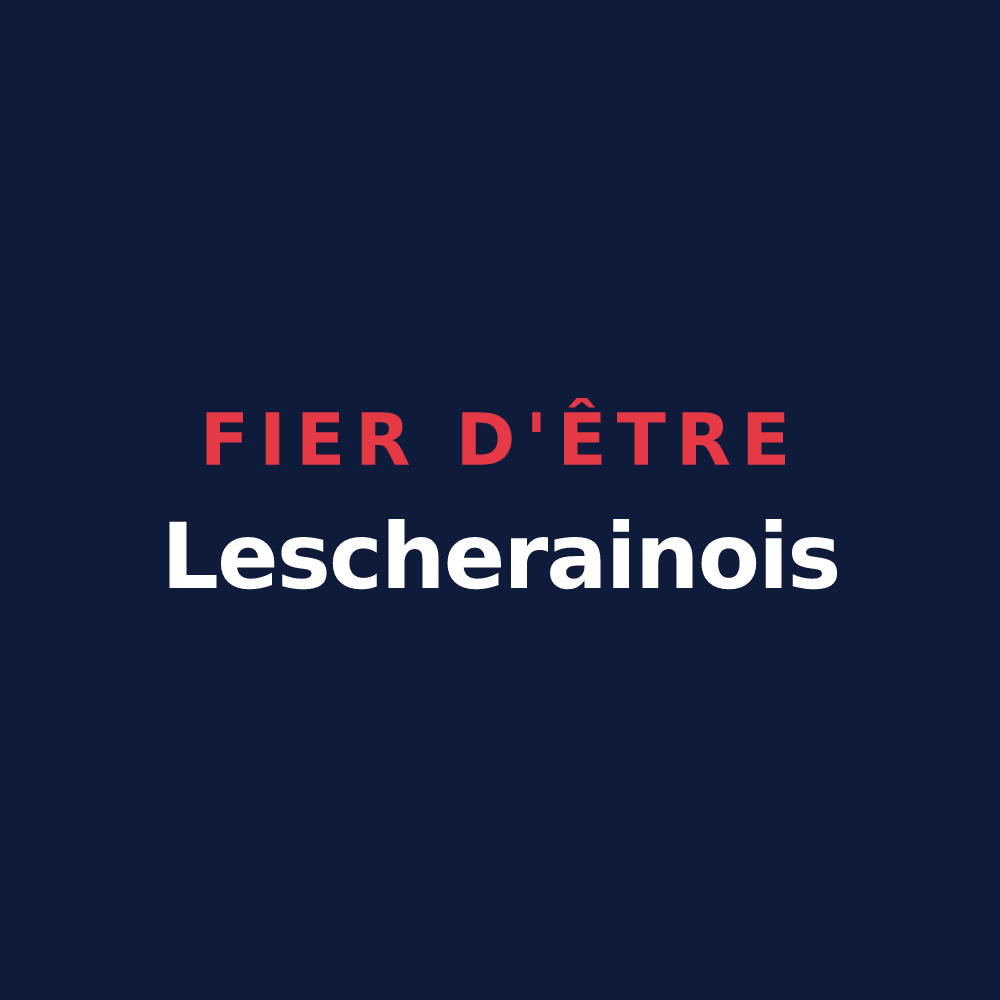 T-shirt « Fier d'être Lescherainois » — design pour Lescheraines