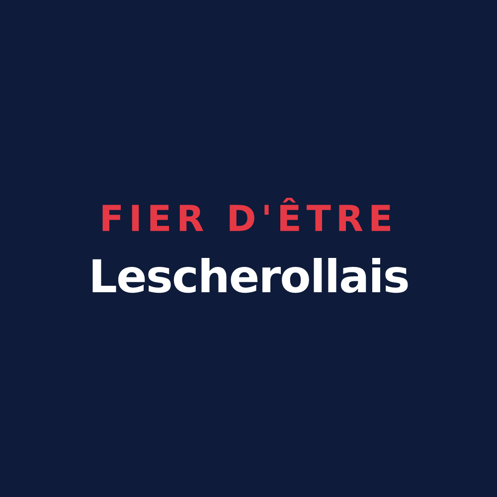 T-shirt « Fier d'être Lescherollais » — design pour Lescherolles