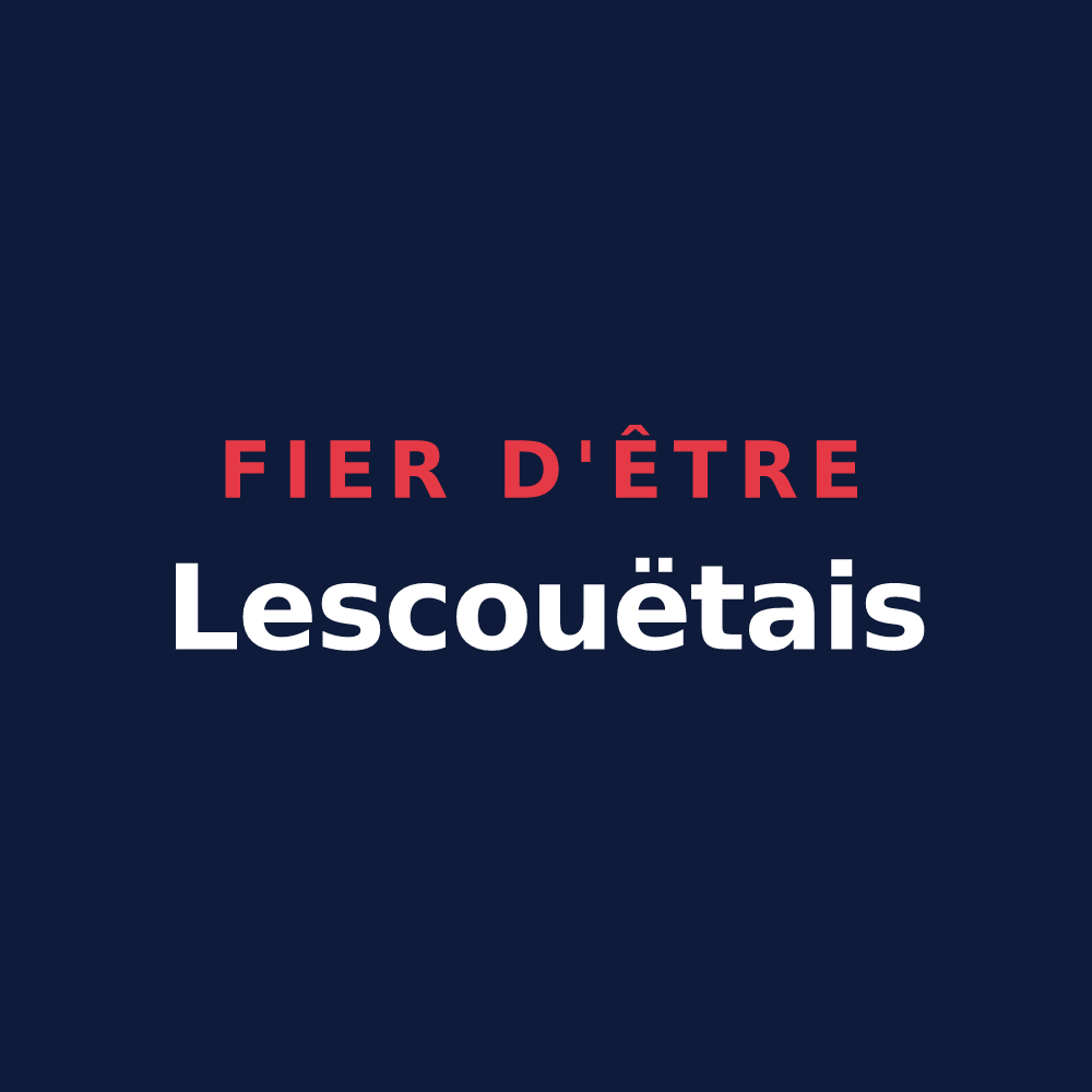 T-shirt « Fier d'être Lescouëtais » — design pour Lescouët-Gouarec