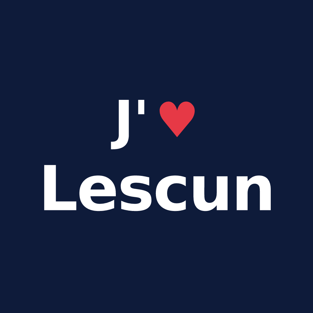 T-shirt personnalisé Lescun — design J'aime Lescun