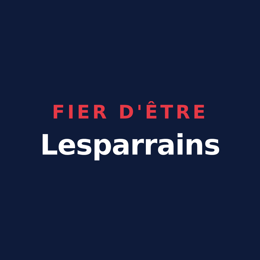 T-shirt « Fier d'être Lesparrains » — design pour Lesparre-Médoc