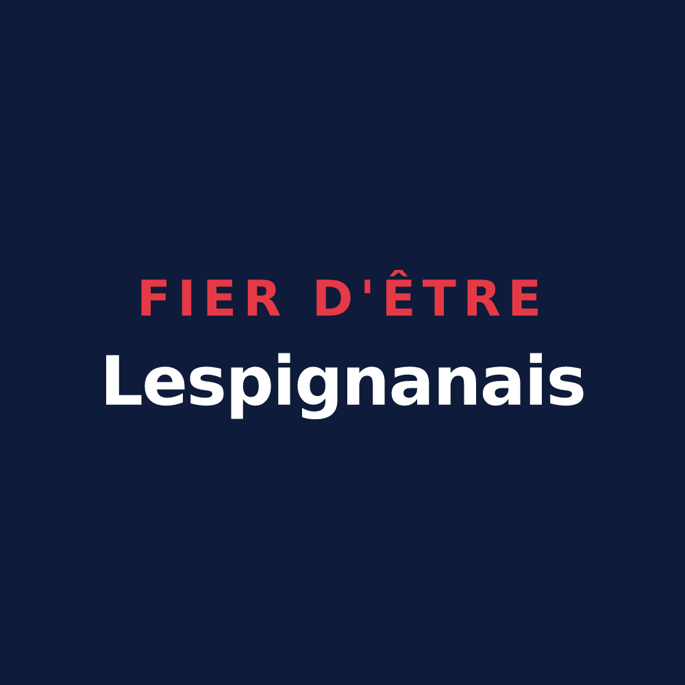 T-shirt « Fier d'être Lespignanais » — design pour Lespignan