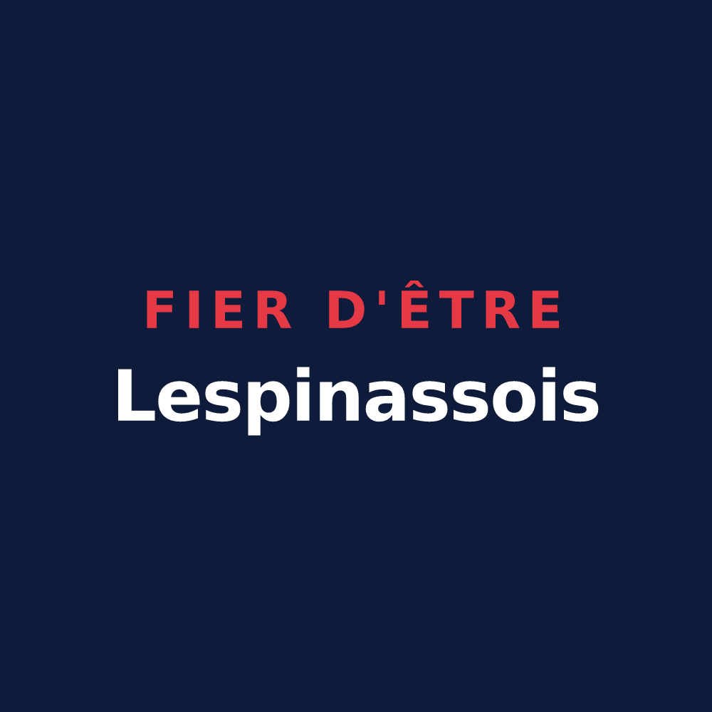 T-shirt « Fier d'être Lespinassois » — design pour Lespinasse
