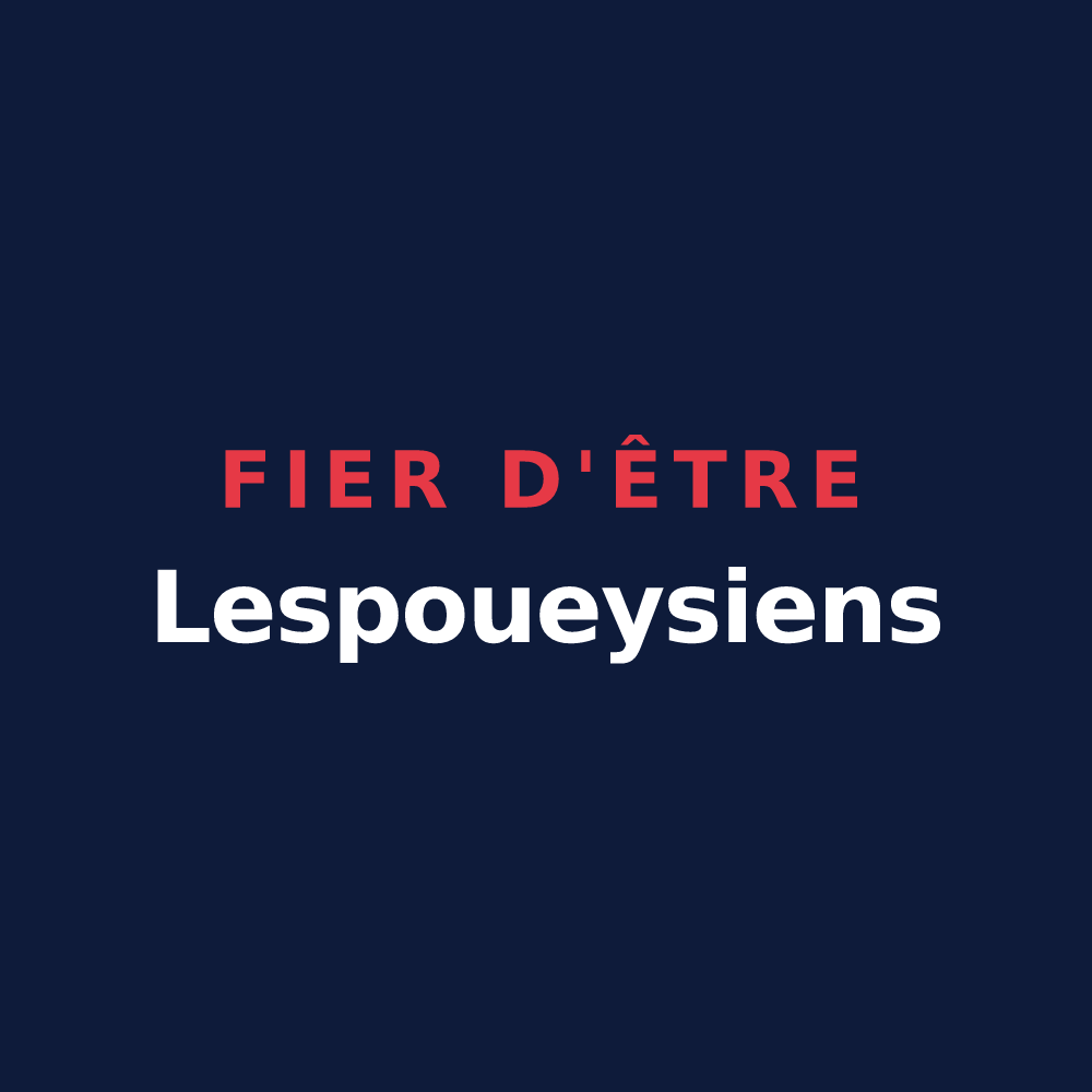 T-shirt « Fier d'être Lespoueysiens » — design pour Lespouey