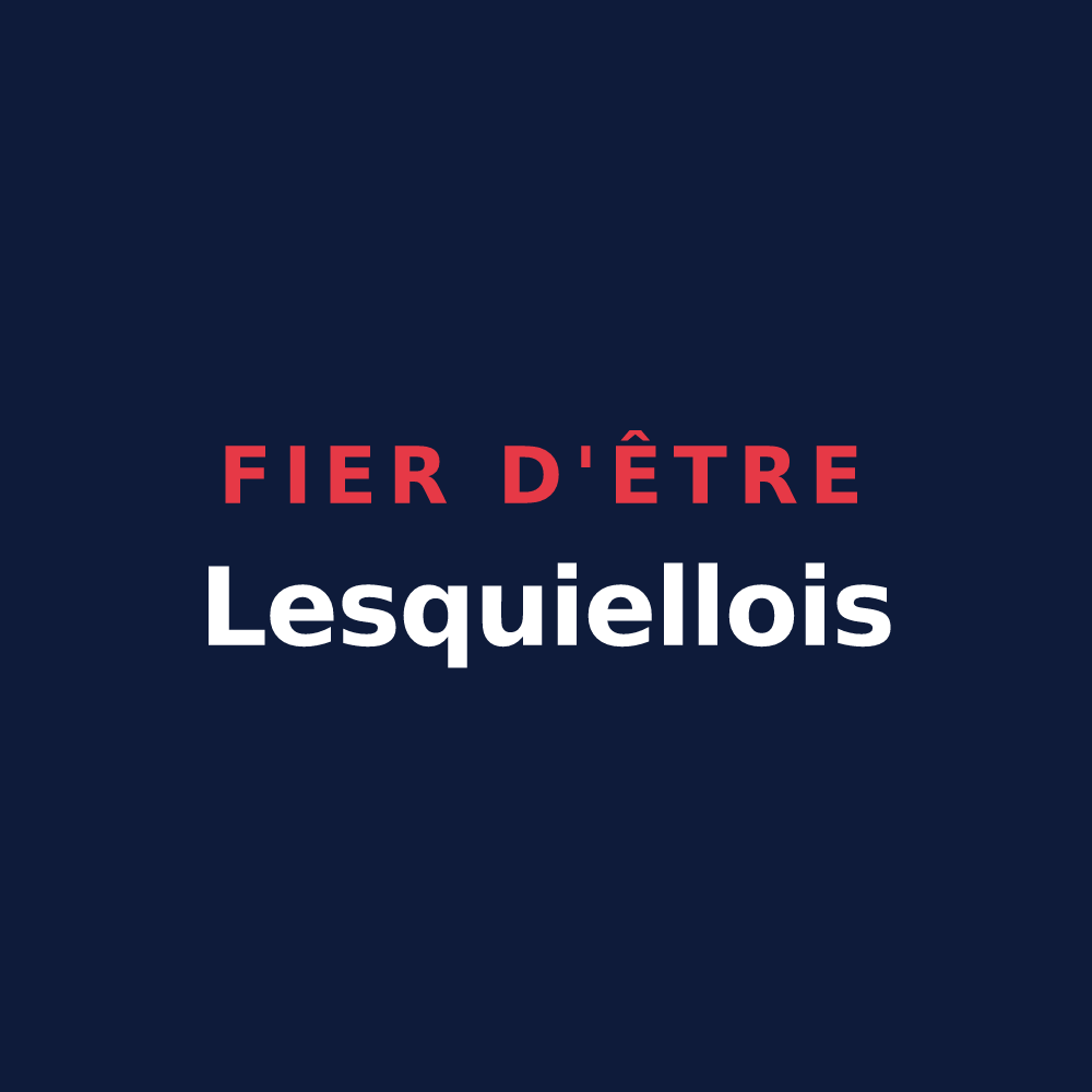 T-shirt « Fier d'être Lesquiellois » — design pour Lesquielles-Saint-Germain