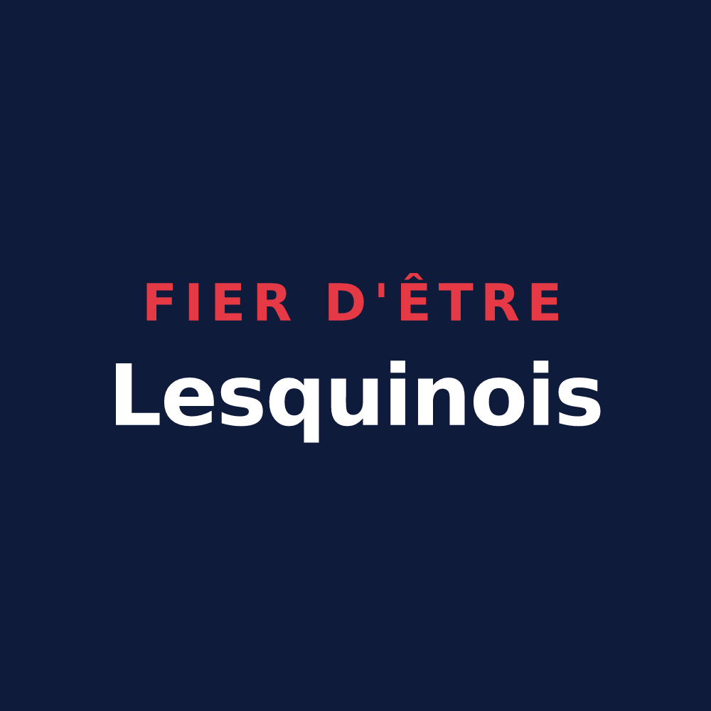 T-shirt « Fier d'être Lesquinois » — design pour Lesquin