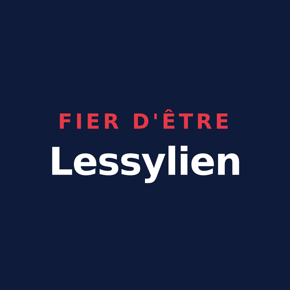 T-shirt « Fier d'être Lessylien » — design pour Lessy