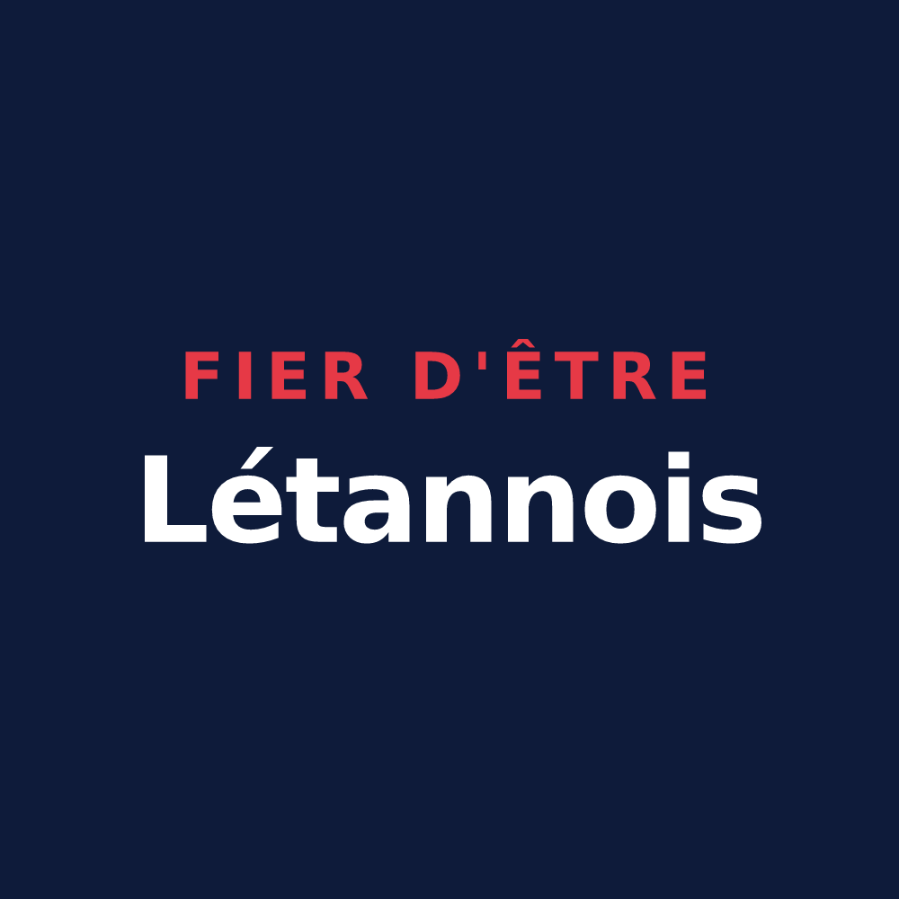T-shirt « Fier d'être Létannois » — design pour Létanne