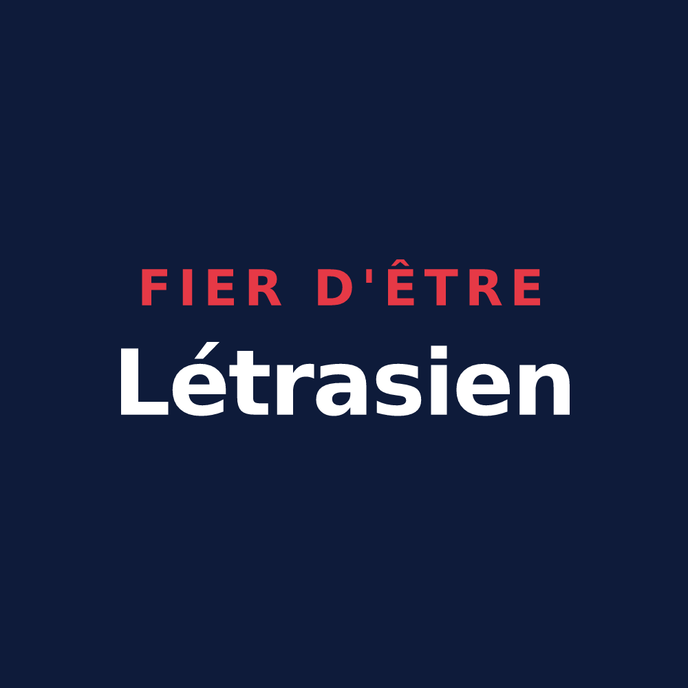 T-shirt « Fier d'être Létrasien » — design pour Létra