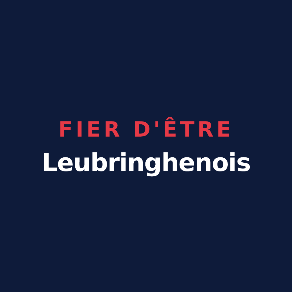 T-shirt « Fier d'être Leubringhenois » — design pour Leubringhen