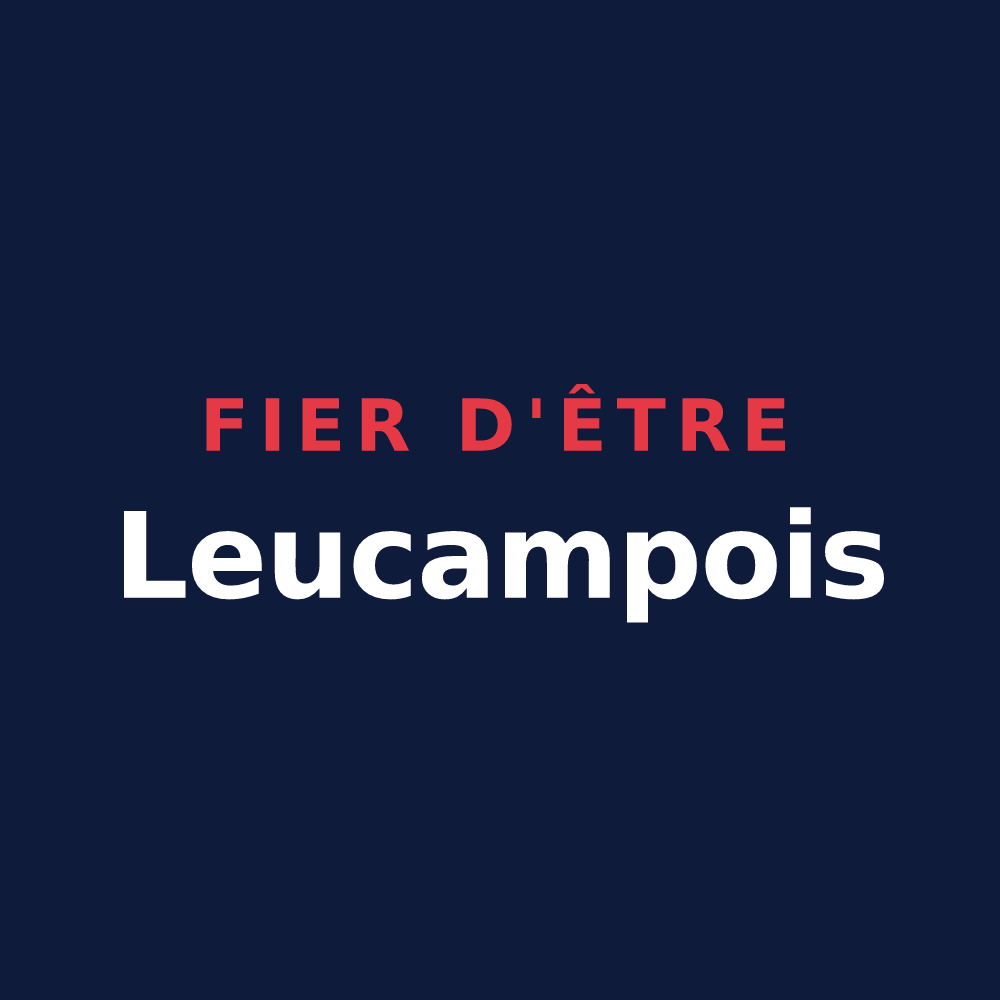 T-shirt « Fier d'être Leucampois » — design pour Leucamp