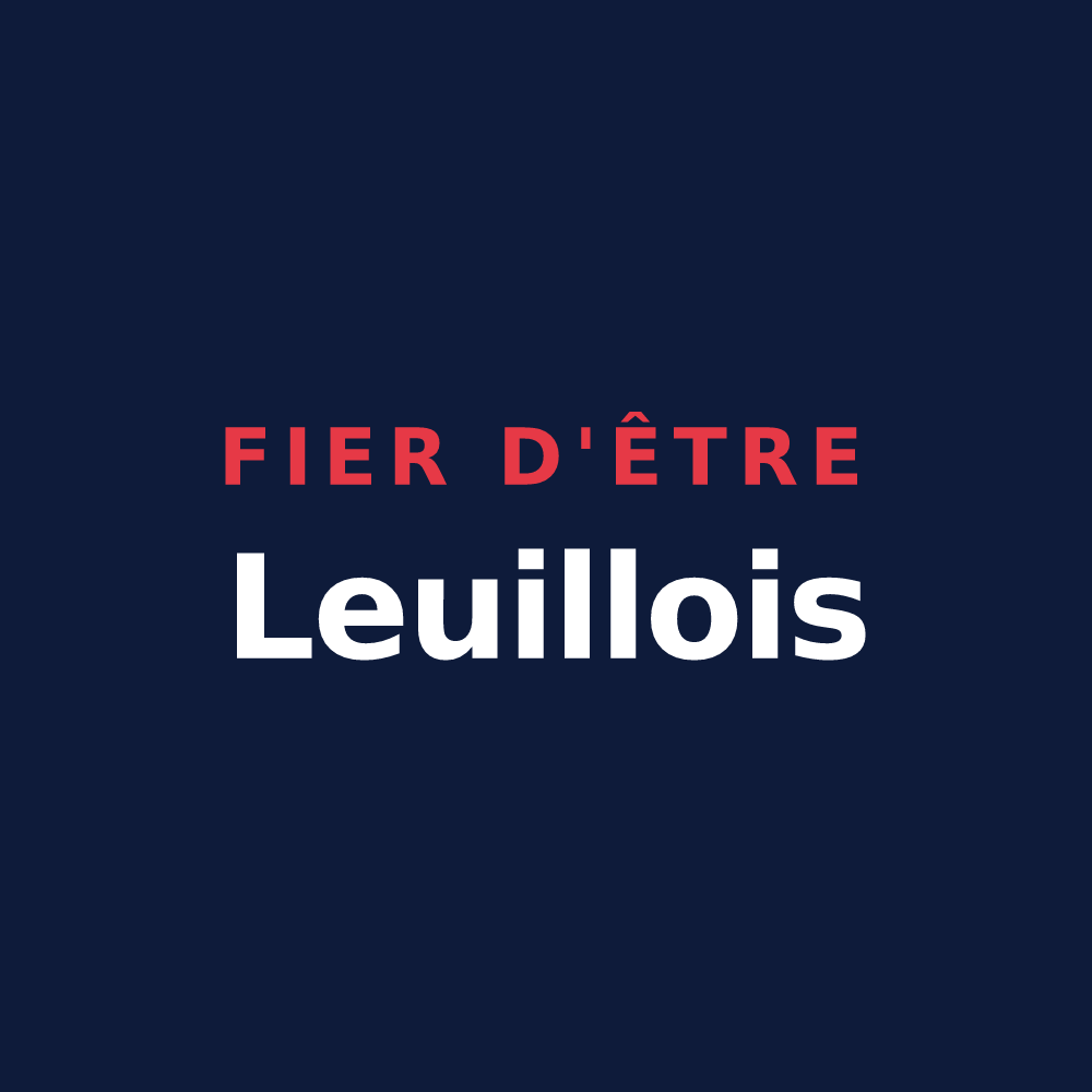 T-shirt « Fier d'être Leuillois » — design pour Leuilly-sous-Coucy