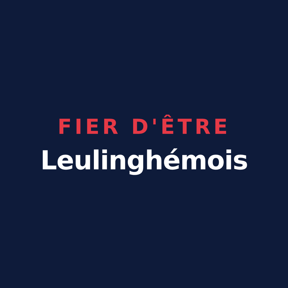 T-shirt « Fier d'être Leulinghémois » — design pour Leulinghem