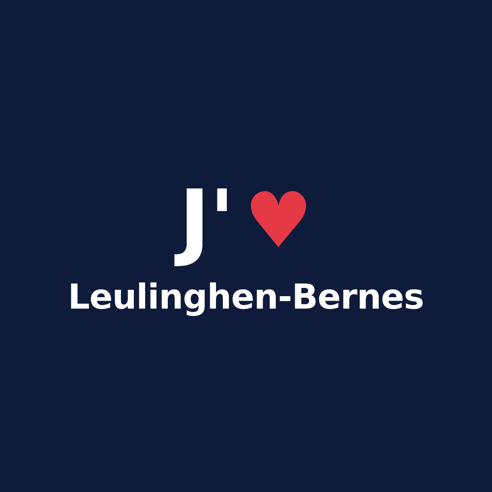 T-shirt personnalisé Leulinghen-Bernes — design J'aime Leulinghen-Bernes