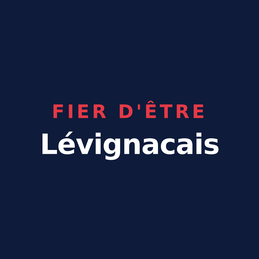 T-shirt « Fier d'être Lévignacais » — design pour Lévignac-de-Guyenne