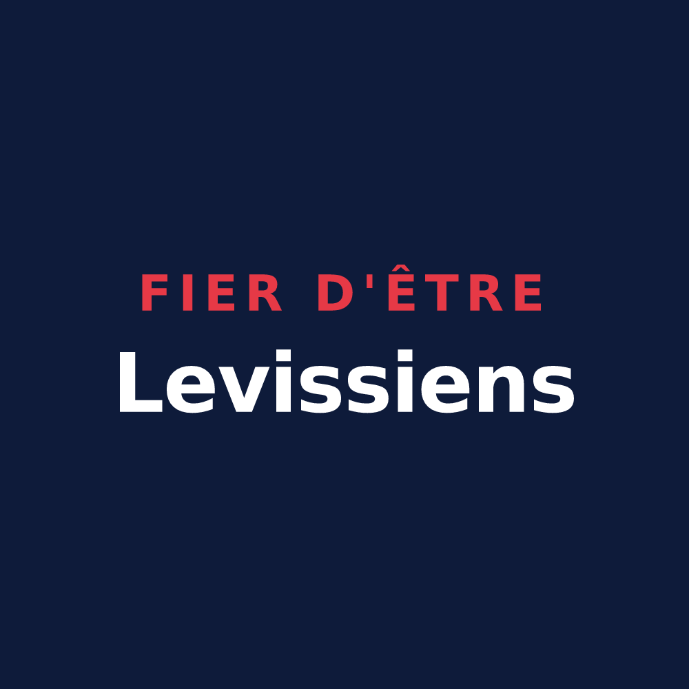 T-shirt « Fier d'être Levissiens » — design pour Lévis-Saint-Nom