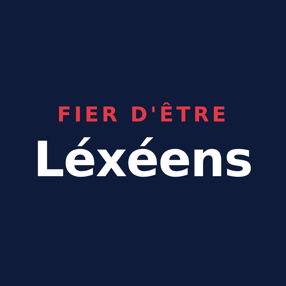 T-shirt « Fier d'être Léxéens » — design pour Lexy