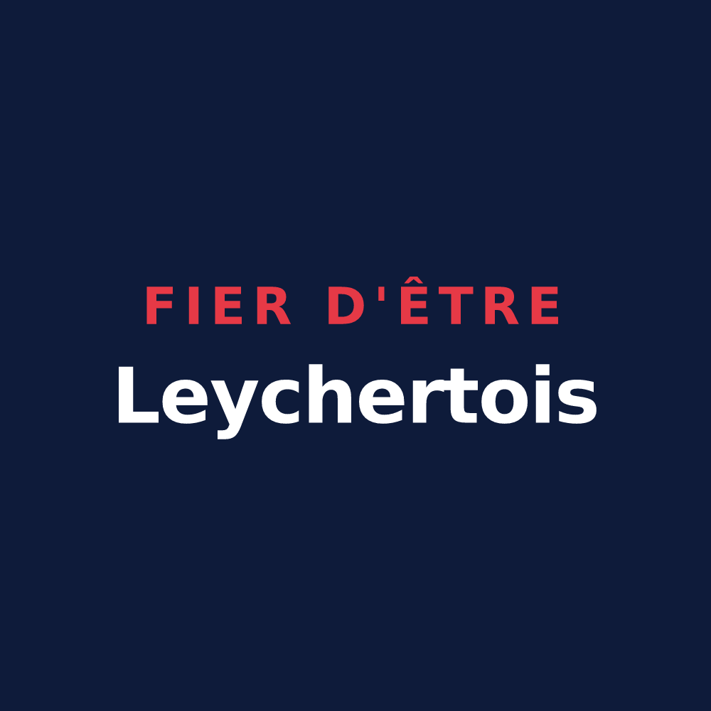 T-shirt « Fier d'être Leychertois » — design pour Leychert