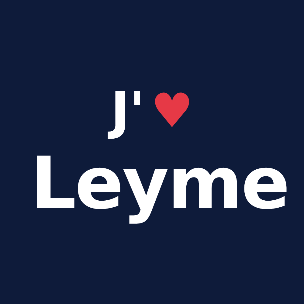T-shirt personnalisé Leyme — design J'aime Leyme